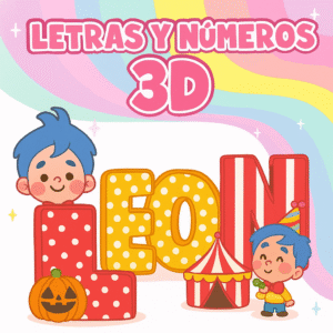 Letras y Números 3D