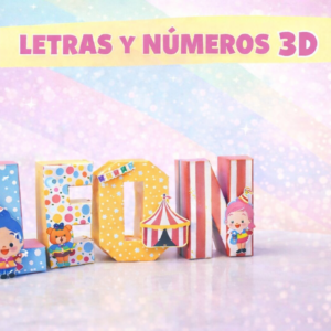 Letras y Números 3D