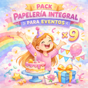 PapelerÃa Integral para Eventos pack x 9 talleres