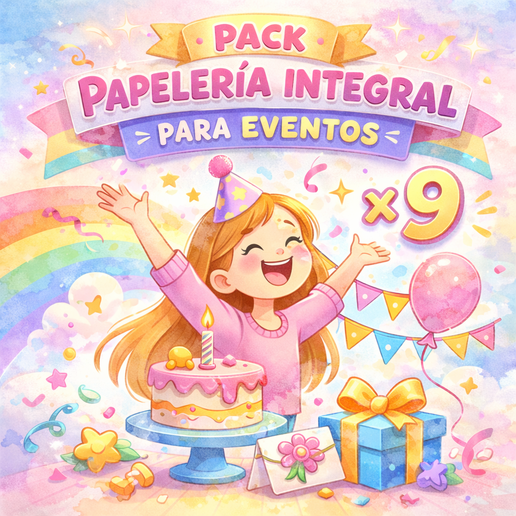 PapelerÃa Integral para Eventos pack x 9 talleres