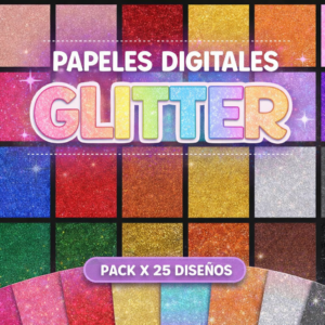 Papeles digitales Glitter
